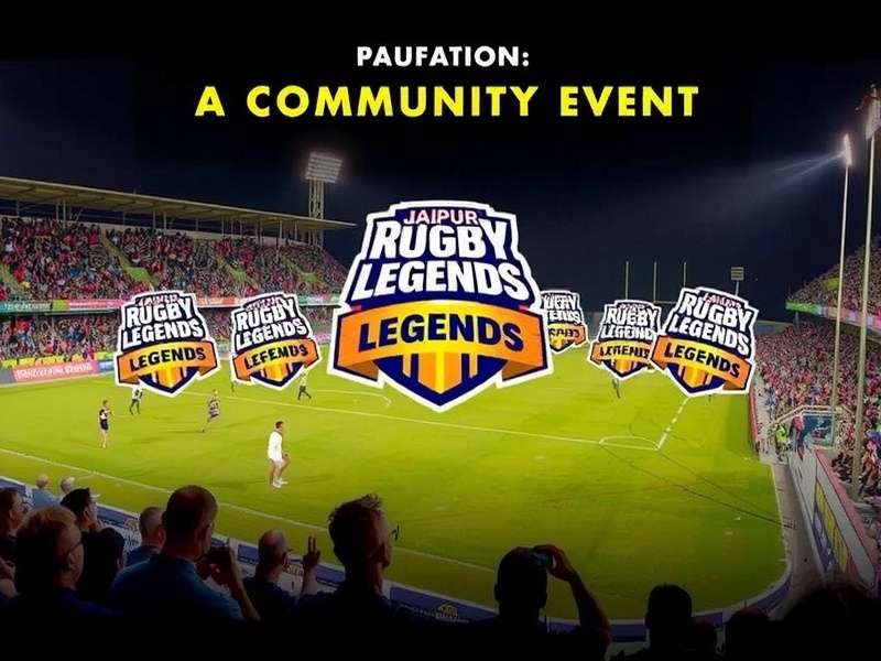 Jaipur Rugby Legends Community Event